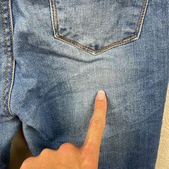 April Jeans Juniors Distressed Skinny Mid Rise Sz 3 - Picture 10 of 11